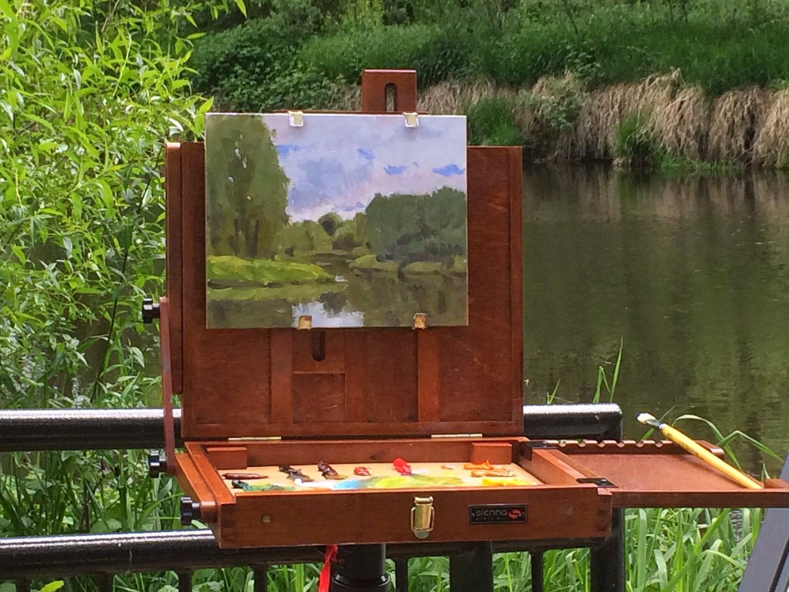 Pochade box at Bothell Landing