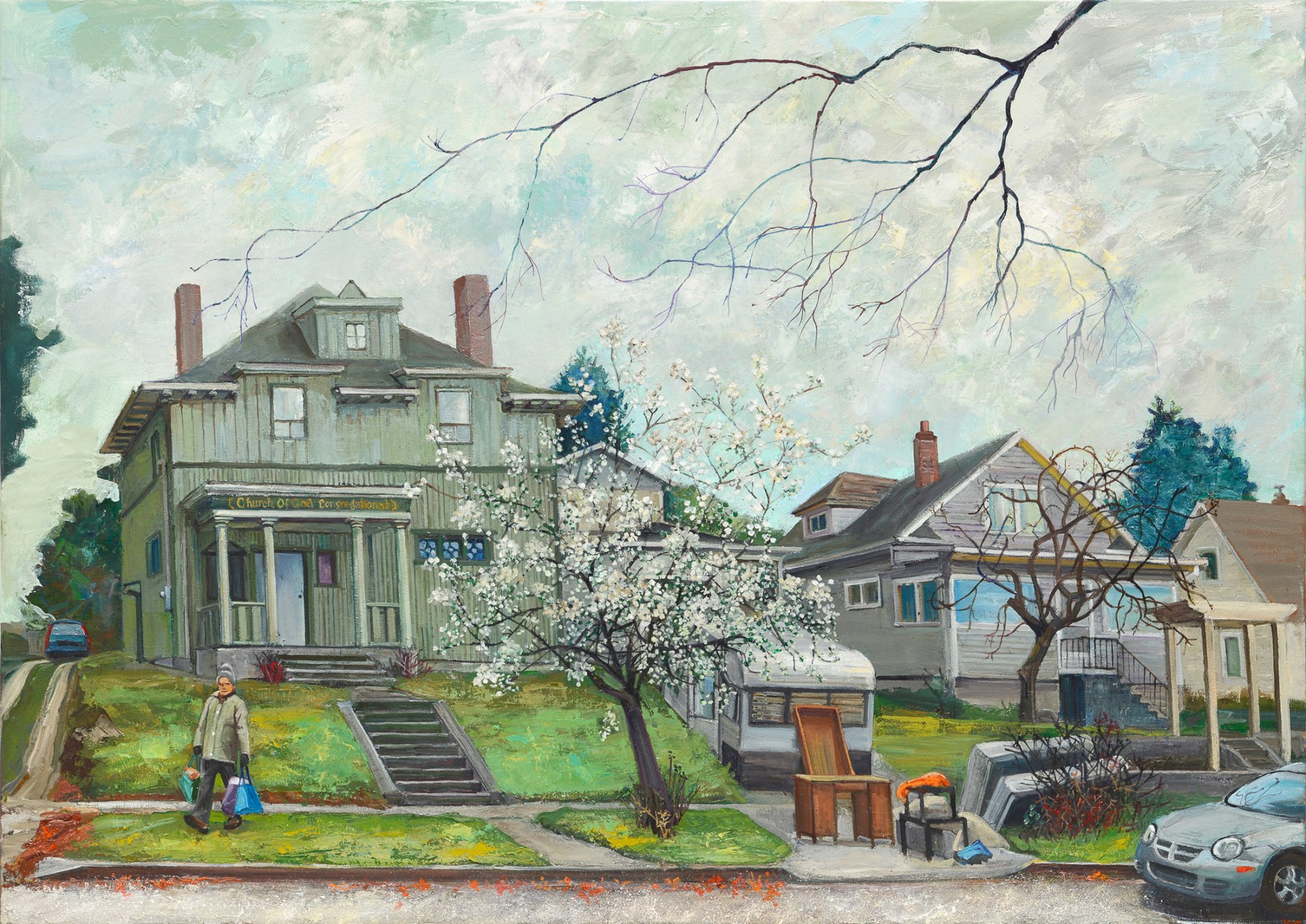 Congregation, oil on canvas, 32 x 45 inches, copyright ©2015