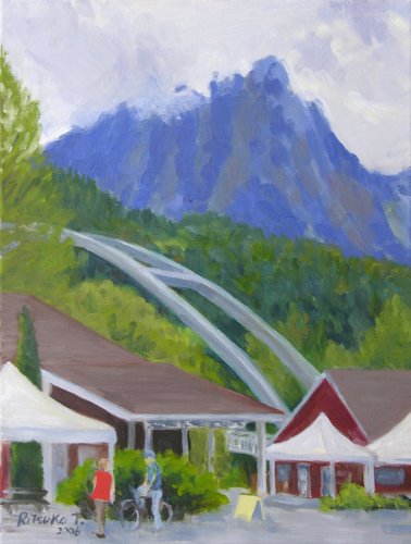 MT. INDEX, oil on canvas, 20 x 16 inches, copyright ©2005